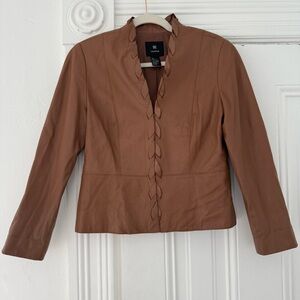 Collection B Brown Leather Jacket